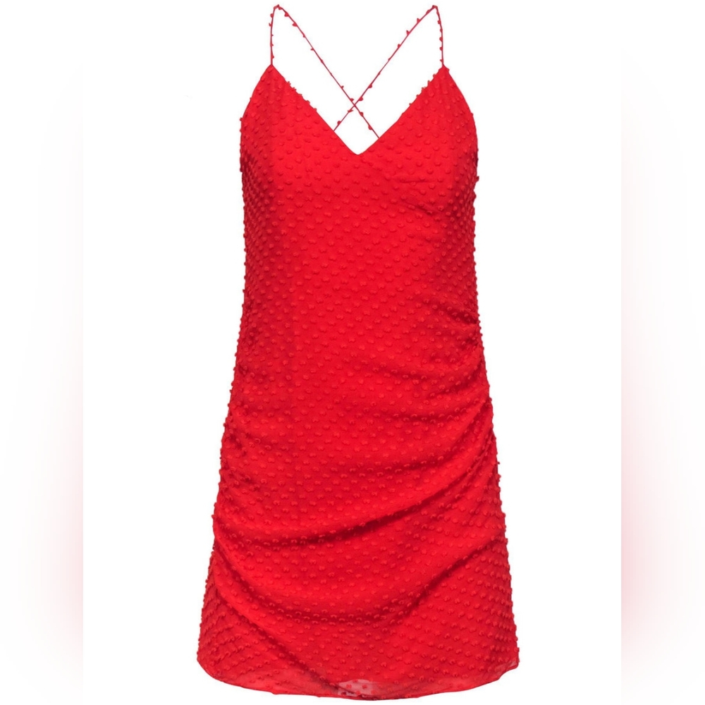 💖Alice and Olivia💖 dress Daria in color Poppy size 2